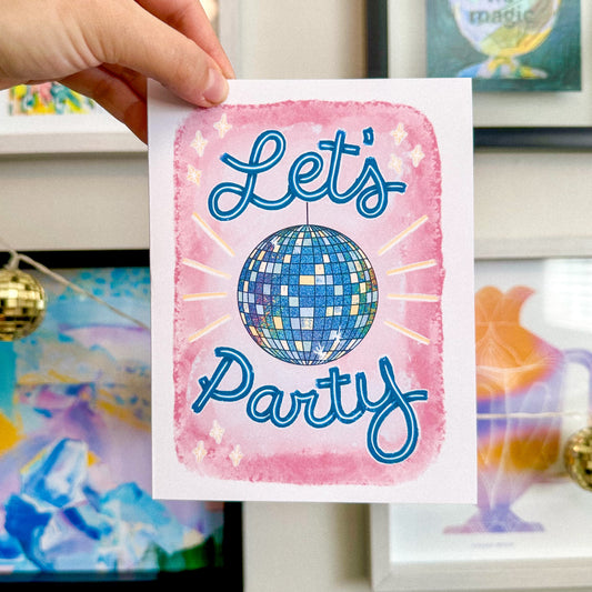 LET'S PARTY CARD