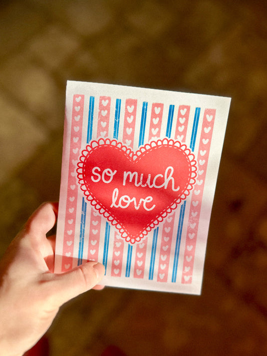 SO MUCH LOVE CARD