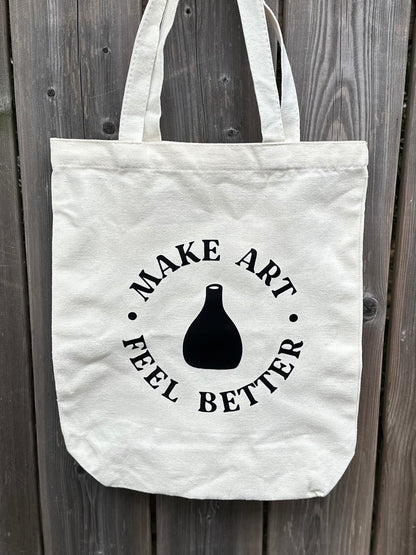 MAKE ART, FEEL BETTER TOTE