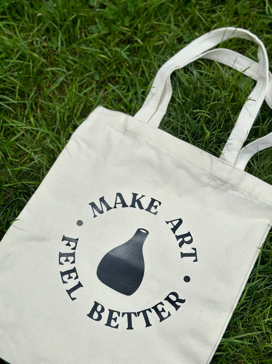 MAKE ART, FEEL BETTER TOTE