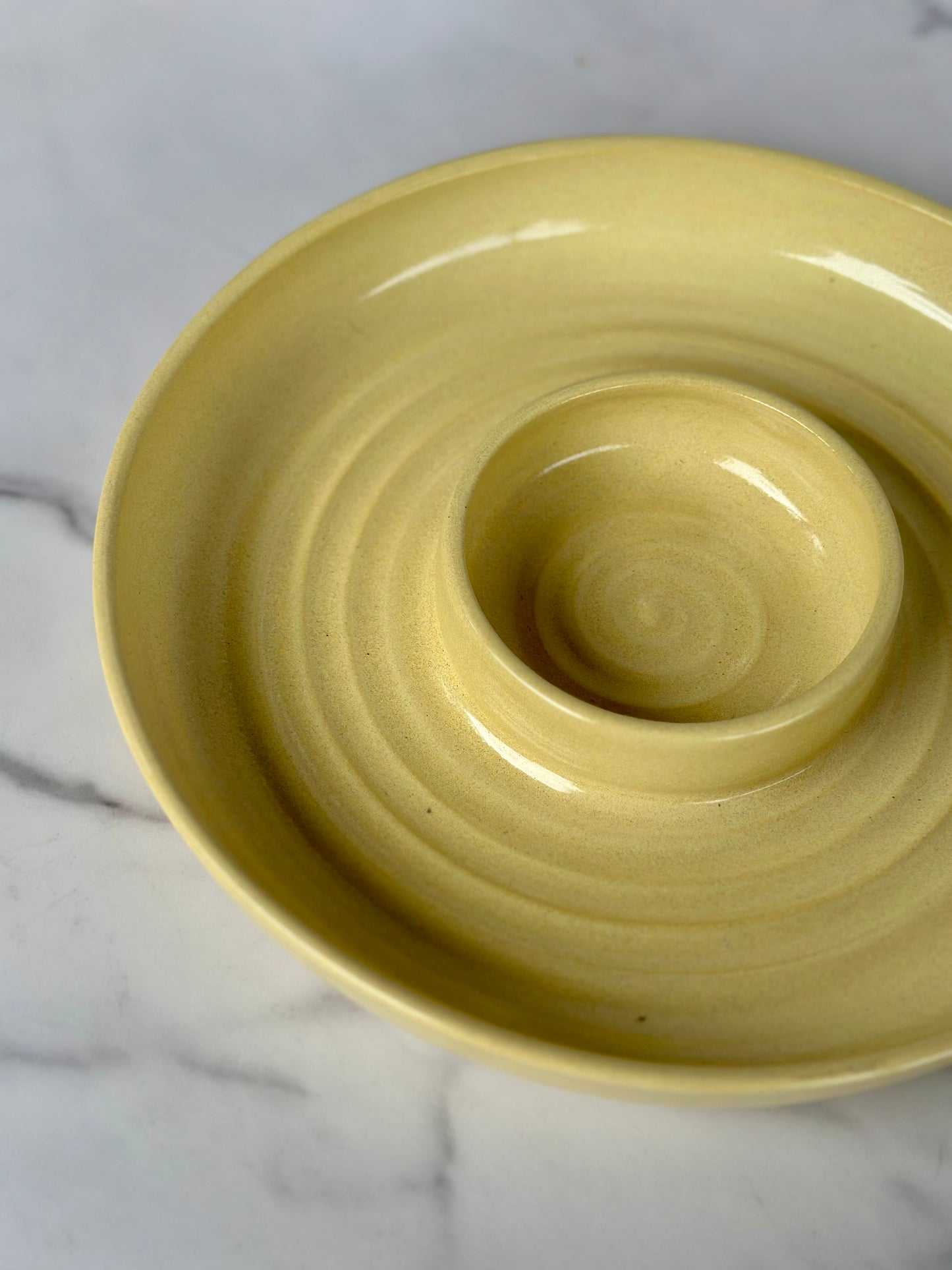 YELLOW CHIP + DIP BOWL