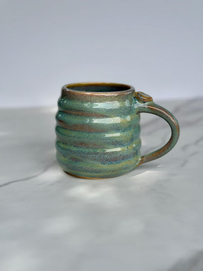 BLUE SMALL WAVY MUG